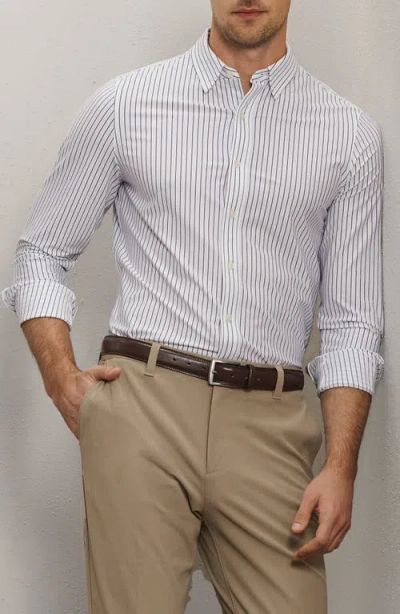 Rhone Commuter Slim Fit Performance Button-up Shirt In Multi
