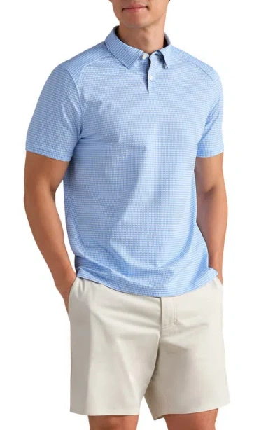 Rhone Commuter Slim Fit Performance Polo In Blue