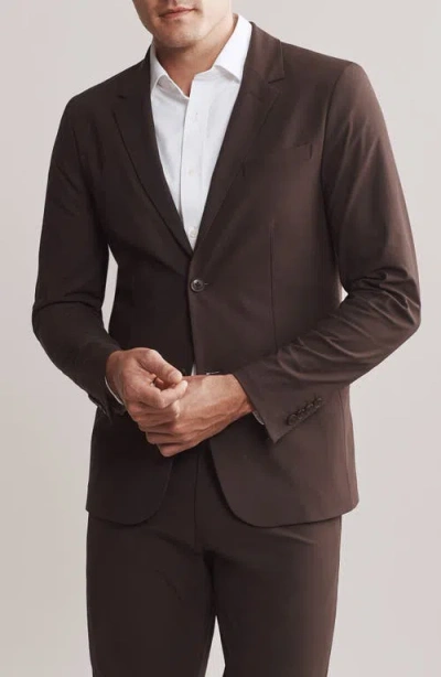 Rhone Commuter Slim Fit Wrinkle Resistant Sport Coat In Dark Espresso