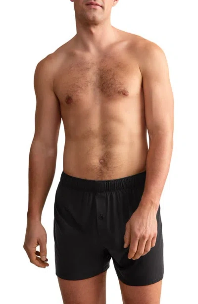 Rhone C.o.r. 5-inch Knit Boxers In Black