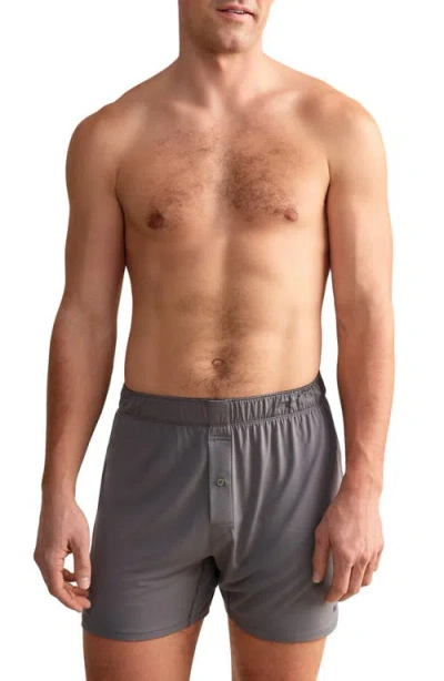 Rhone C.o.r. 5-inch Knit Boxers In Gray