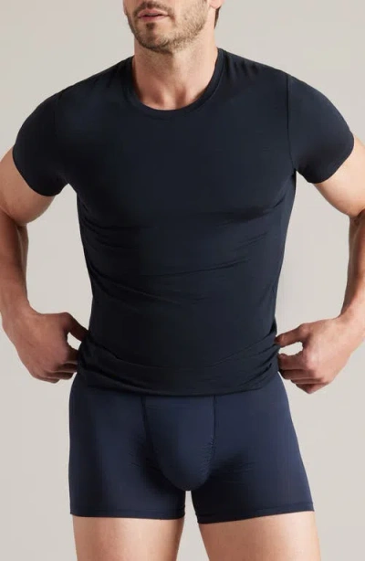 Rhone C.o.r. Crewneck Undershirt In Blue