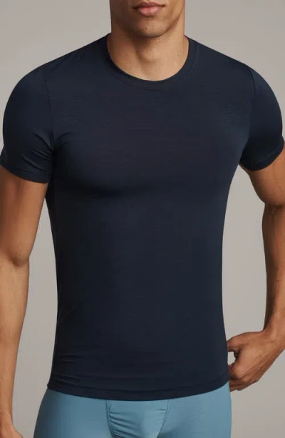 Rhone C.o.r. Crewneck Undershirt In Blue