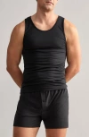 Rhone C.o.r. Ribbed Tank In Black
