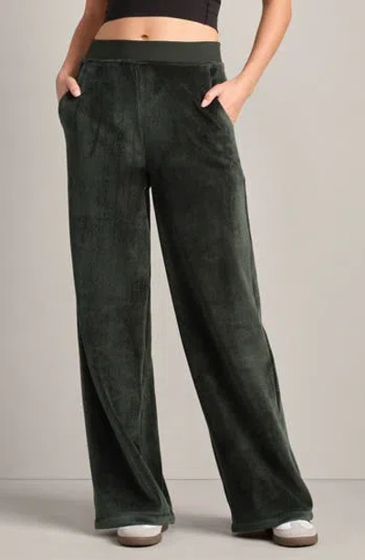 Rhone Corduroy Wide Leg Pants In Green