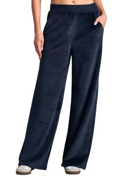 Rhone Corduroy Wide Leg Pants In Blue