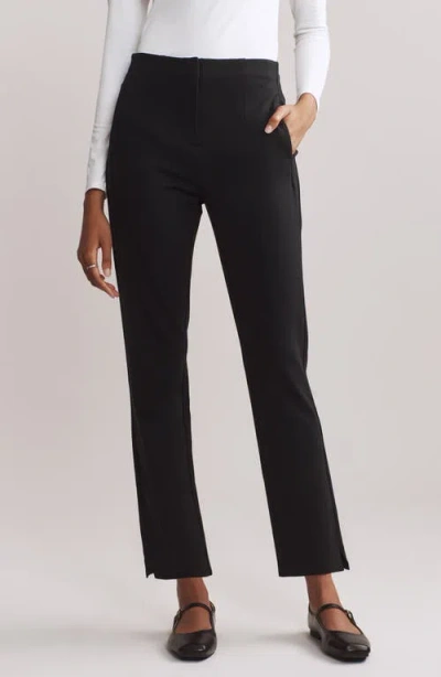 Rhone Coupe Ponte Ankle Pants In Black