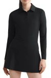 Rhone Course To Court Long Sleeve Polo In Animal Print