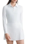 Rhone Course To Court Long Sleeve Polo In White