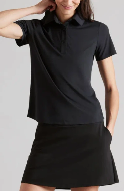 Rhone Course To Court Performance Polo In Black