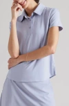 Rhone Course To Court Performance Polo In Blue Lavender