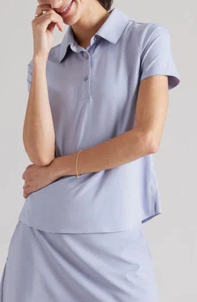 Rhone Course To Court Performance Polo In Blue Lavender