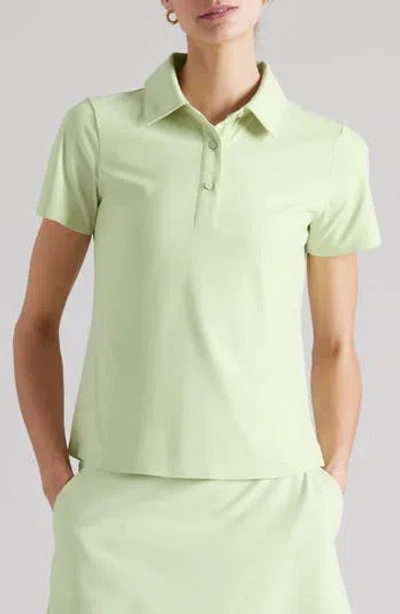 Rhone Course To Court Performance Polo In Lime Zest