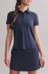Rhone Course To Court Performance Polo In Navy Blue