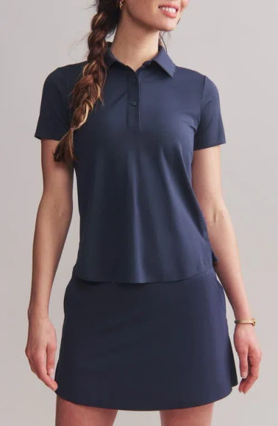 Rhone Course To Court Performance Polo In Navy Blue