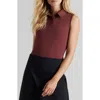 Rhone Course To Court Sleeveless Polo In Burgundy
