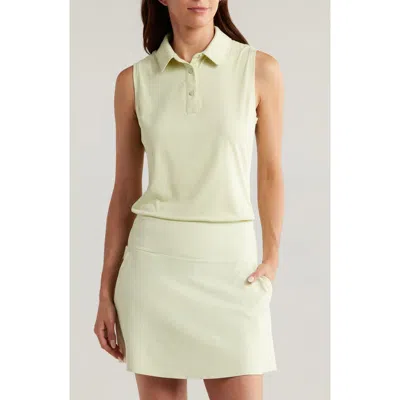 Rhone Course To Court Sleeveless Polo In Green