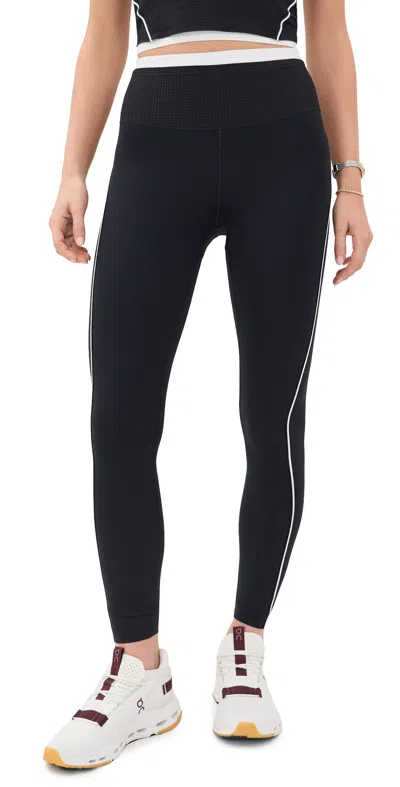 Rhone Doubletake 7/8 Leggings Pure Black In Blue