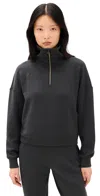 Rhone Dreamglow Full Zip Hoodie In Black