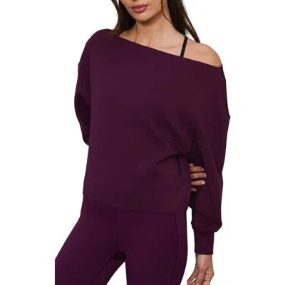 Rhone Dreamglow Bateau Sweatshirt In Purple