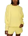 Rhone Dreamglow Crewneck Sweatshirt In Yellow
