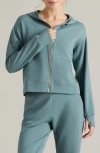 Rhone Dreamglow Full Zip Hoodie In Blue Hue