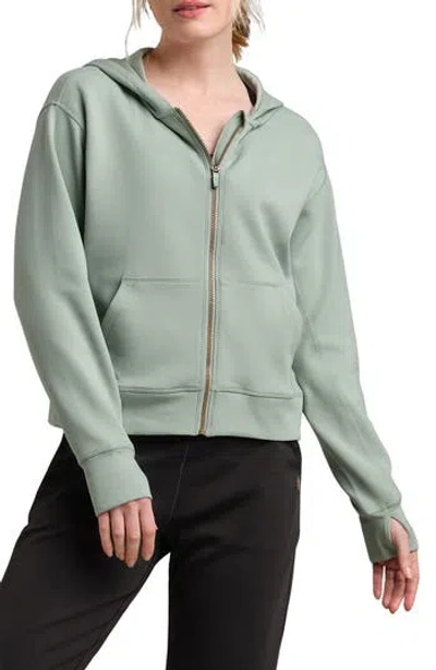 Rhone Dreamglow Full Zip Hoodie In Green