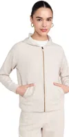 Rhone Dreamglow Full Zip Hoodie In Sand
