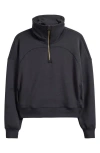 Rhone Dreamglow Half Zip In Black