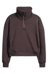 Rhone Dreamglow Half Zip In Brown