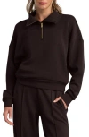 Rhone Dreamglow Half Zip In Brown