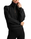 Rhone Dreamglow Half Zip Sweatshirt In Black
