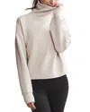 Rhone Dreamglow Mock Neck Sweatshirt In Sand