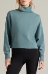 Rhone Dreamglow Mock Neck Top In Blue Hue