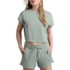 Rhone Dreamglow Oversize Crop T-shirt In Pacific Green