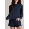 Rhone Dreamglow Crewneck Sweatshirt In Navy Blue