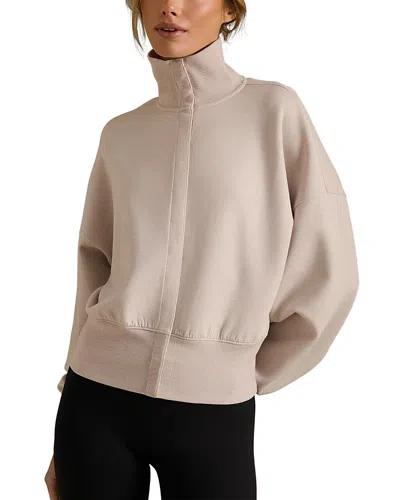 Rhone Dreamglow Snap Cardigan In Brown