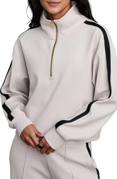 Rhone Dreamglow Track Half Zip Sweatshirt In Neutral