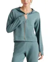 Rhone Dreamglow Full Zip Hoodie In Blue Shadow