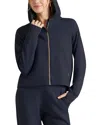 Rhone Dreamglow Full Zip Hoodie In Navy Blue