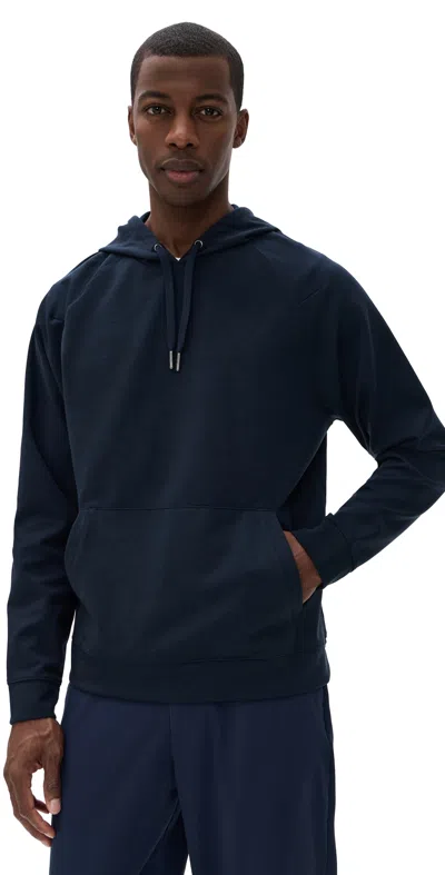 Rhone Atmosphere Midweight Hoodie In Navy