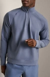 Rhone Dreamstate Quarter Zip Pullover In Blue