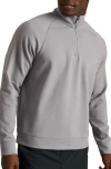 Rhone Dreamstate Quarter Zip Pullover In Gray