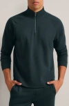 Rhone Dreamstate Quarter Zip Pullover In Green