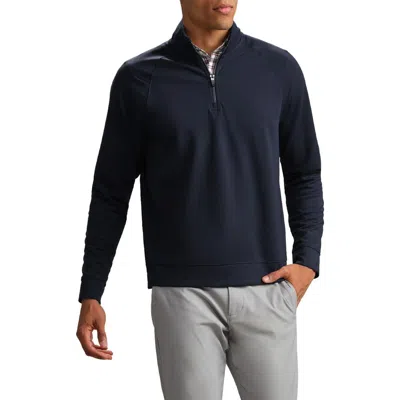 Rhone Dreamstate Quarter Zip Pullover In True Navy