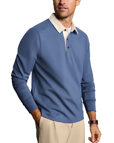 Rhone Dreamstate Rugby Polo Shirt In Blue