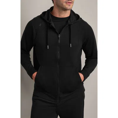 Rhone Dreamstate Zip Hoodie In Black