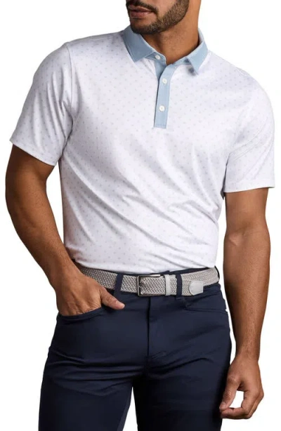 Rhone Drive Time Performance Polo In White
