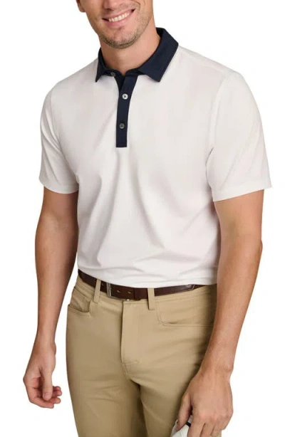 Rhone Drive Time Performance Polo In Neutral