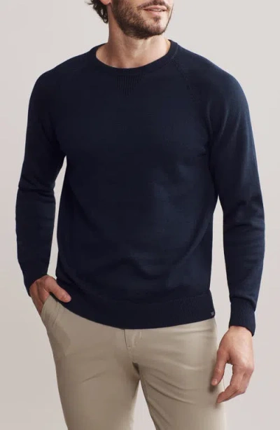 Rhone Dubliner Crewneck Sweater In Blue